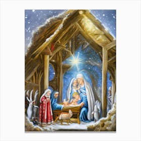 Nativity Scene 33 Canvas Print