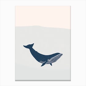 Blue Whale Canvas Print
