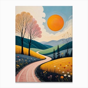 Road To The Sun Canvas Print