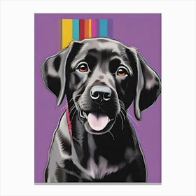 Black Labrador Retriever 2 Canvas Print
