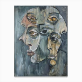 Three Faces 12 Canvas Print