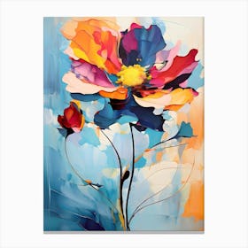 Abstract Flower Painting 26 Canvas Print