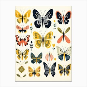 Butterfly Set Canvas Print