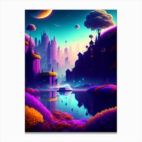 Iridescent Dreamscape Canvas Print