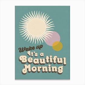 Beautiful Morning, The Boo Radleys Canvas Print