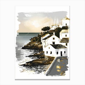 Seaside Village Canvas Print
