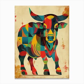 Bull Canvas Art Canvas Print