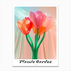 Dreamy Inflatable Flowers Poster Cyclamen 1 Canvas Print