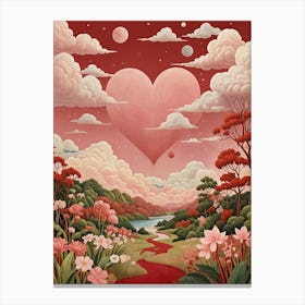 Planet Of Love Canvas Print