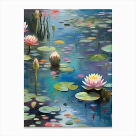 Waterlilies Study Canvas Print