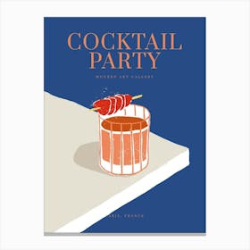 Cocktail Party 1 Canvas Print