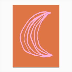 Abstract Moon Canvas Print