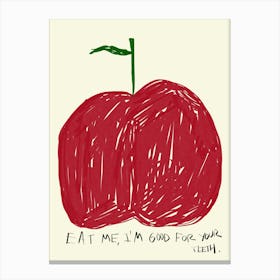 Apple Art Print Canvas Print