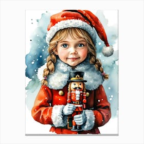 Nutcracker Girl Canvas Print