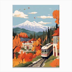 Bulgaria 1 Travel Illustration Canvas Print