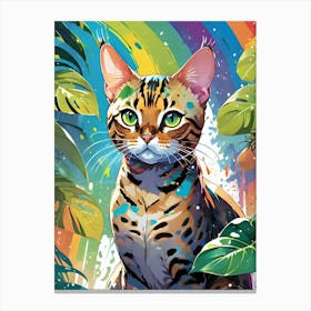 Bengal Cat 2 Canvas Print