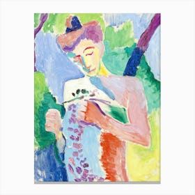 Henri Matisse Painting - Modesty "Branch of Flowers" The Italian, France 1906 in HD Canvas Print