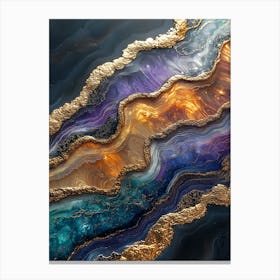 Stunning Whimsical Marble 14 Canvas Print