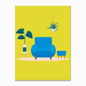 Living Room Furniture Canvas Print