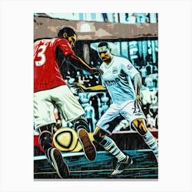 Soccer Videogame Canvas Print