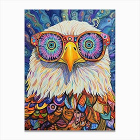 Eagle With Sunglasses 2 Canvas Print