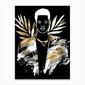 Gold Leaf Man Canvas Print