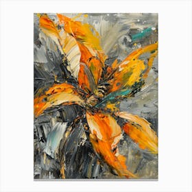 Orange Flower 5 Canvas Print