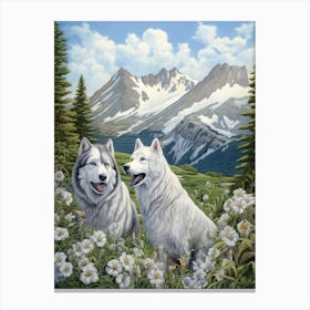 Wolf Pack Scenery 1 Canvas Print