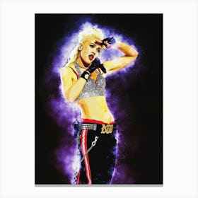 Spirit Of Gwen Stefani Canvas Print