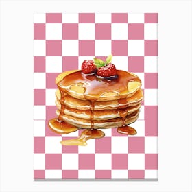 Pancakes With Syrup Canvas Print