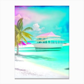 Bimini Bahamas Soft Colours Tropical Destination Canvas Print