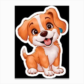 Cute Puppy 2 Canvas Print