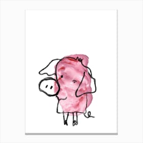 Pig Canvas Print
