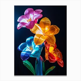 Bright Inflatable Flowers Everlasting Flower 1 Canvas Print