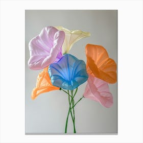 Dreamy Inflatable Flowers Morning Glory 3 Canvas Print
