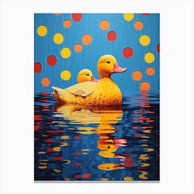 Ducklings Colour Pop 7 Canvas Print