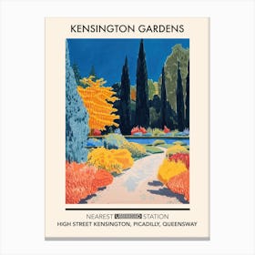 Kensington Gardens London Parks Garden 1 Canvas Print