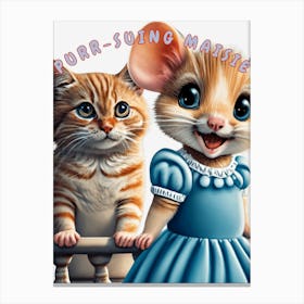 Purrsuing Maisie Canvas Print