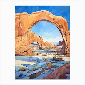 Arches National Park United States Of America 1 Canvas Print