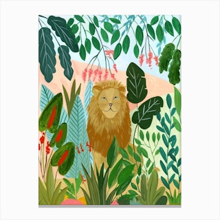 Jungle King Canvas Print