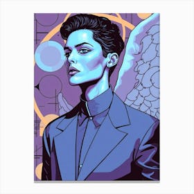 Angel in Pastell Canvas Print