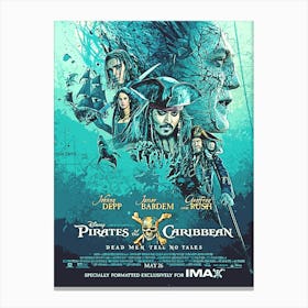 Pirates of the Caribbean 3 Canvas Print