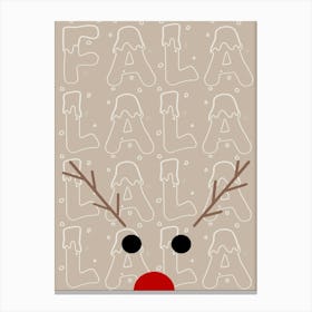 Rudolf Christmas Canvas Print