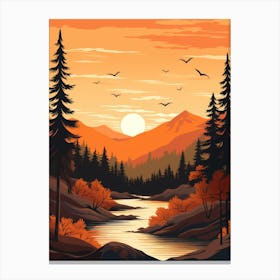 Autumn Landscape 5 Canvas Print