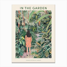 In The Garden Poster Shanghai Botanical Gardens 3 Canvas Print