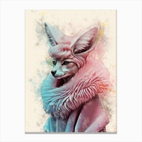 Fox elegant Canvas Print