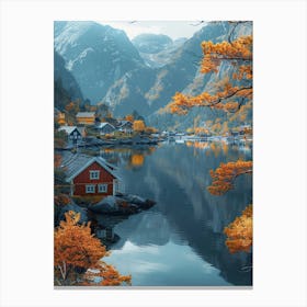 Autumn In Norway 2 Canvas Print