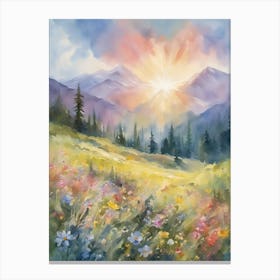 Mountain Valley Canvas Print