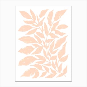 Peach Plant Canvas Print