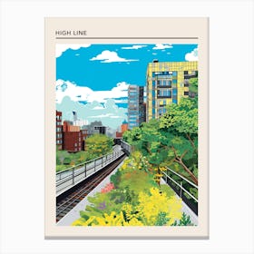 High Line Park New York City 4 Canvas Print